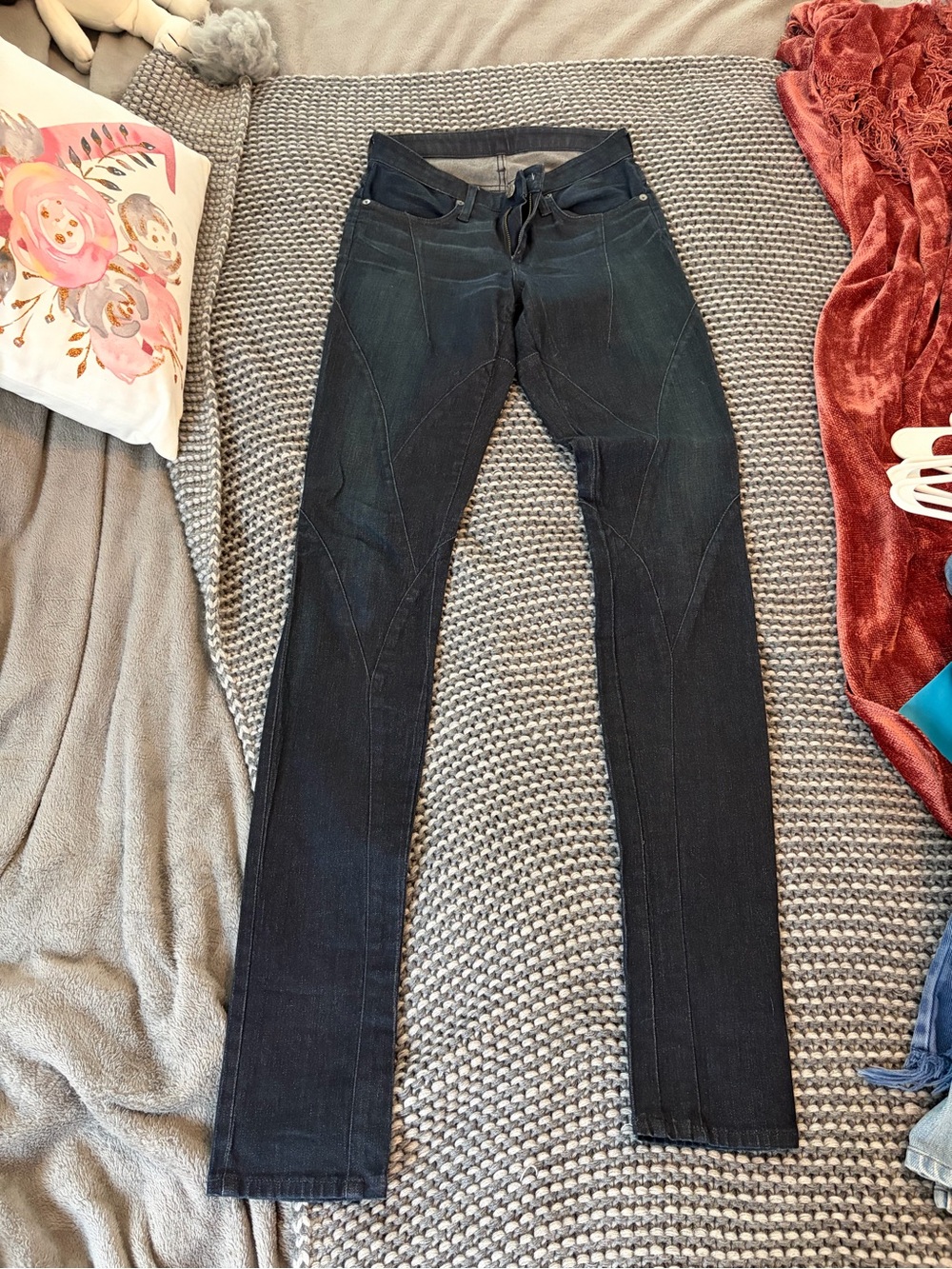 Helmut Lang Dark Denim Jeans Runway